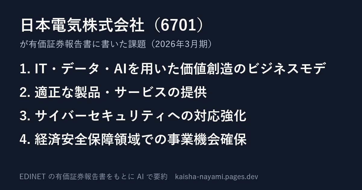 課題の要約の画像