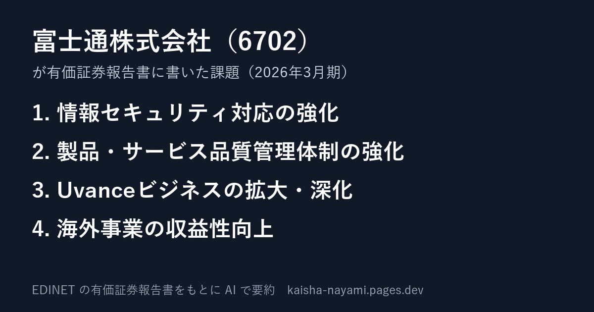 課題の要約の画像